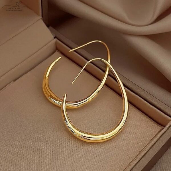 Boucle D'oreille Dorée